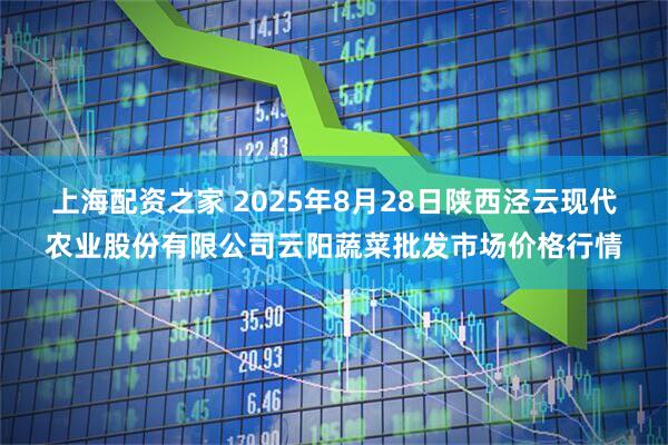 上海配资之家 2025年8月28日陕西泾云现代农业股份有限公司云阳蔬菜批发市场价格行情